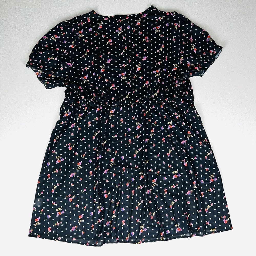 Bloomchic Floral Empire Waist Dress Black Size 22 NWT - Picture 10 of 12